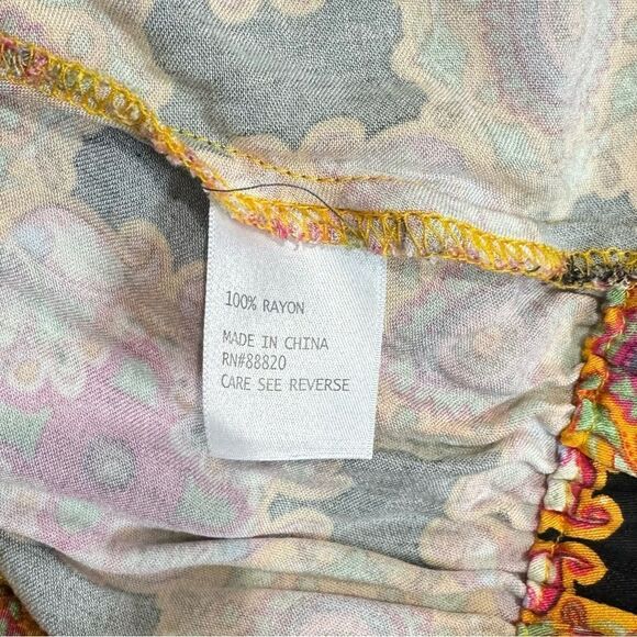 Haute Hippie Cinched Blouse Top Women’s Large - Picture 2 of 4